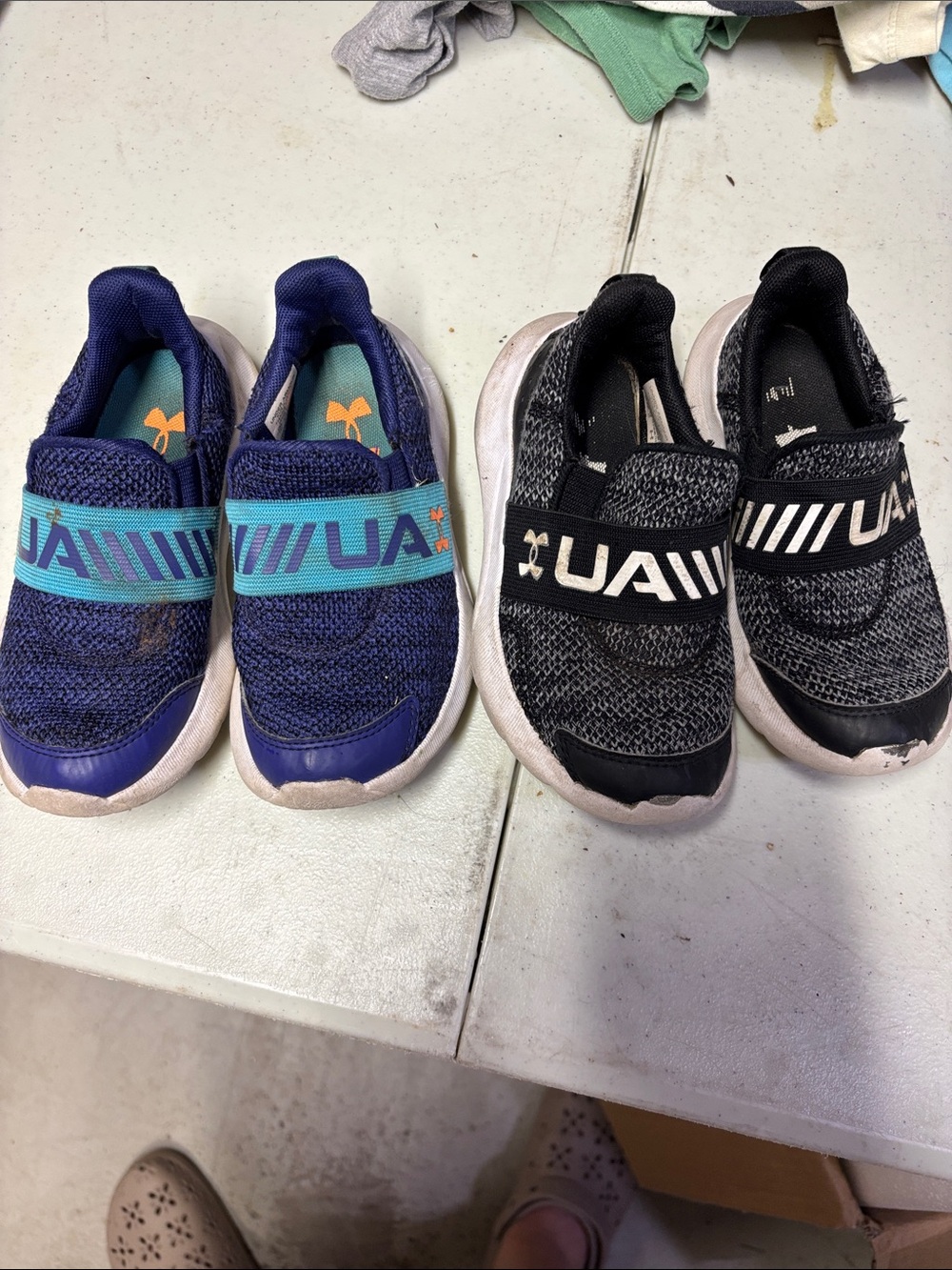 Under Armour Kids Slip-On sneaker bundle